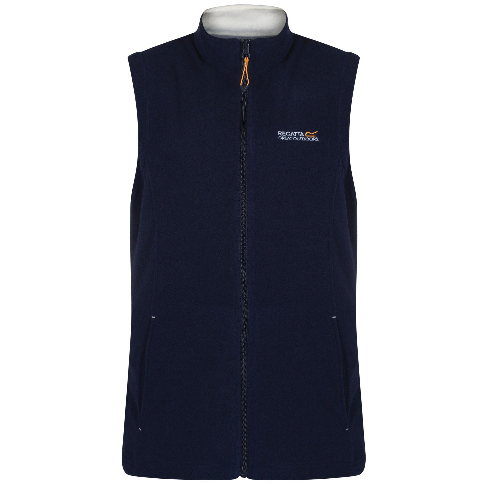 SWEETNESS Women's sleeveless fleece jacket (Navy/white)