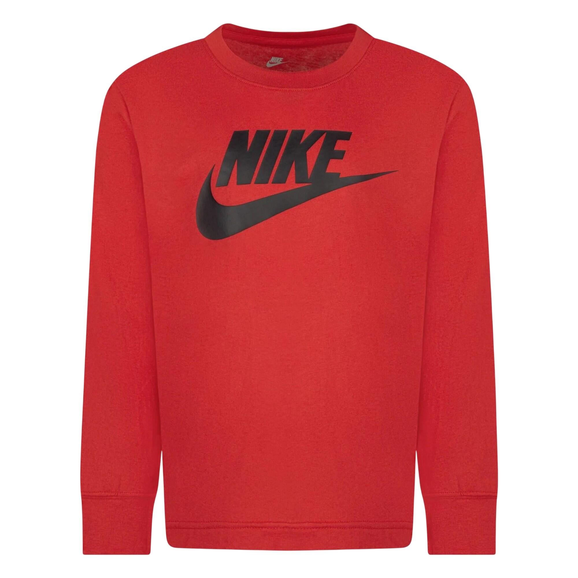 Nike Childrens/Kids Futura Swoosh Long-Sleeved T-Shirt