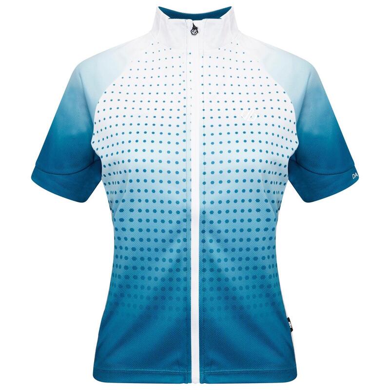 Womens/Ladies AEP Propell Gradient Jersey (Dragonfly Green Gradient)