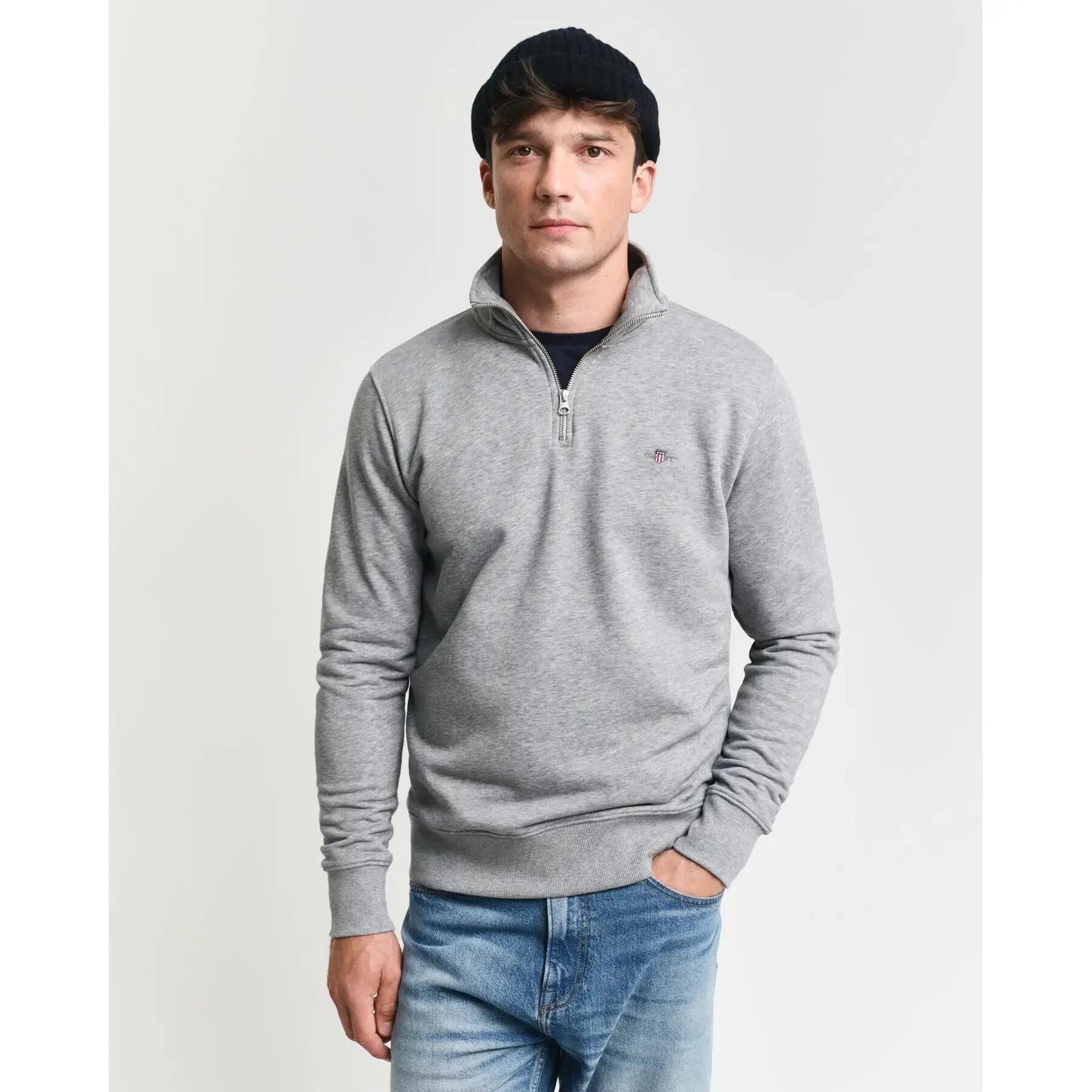 Sweatshirt demi-zip Gant Reg Shield 2/5