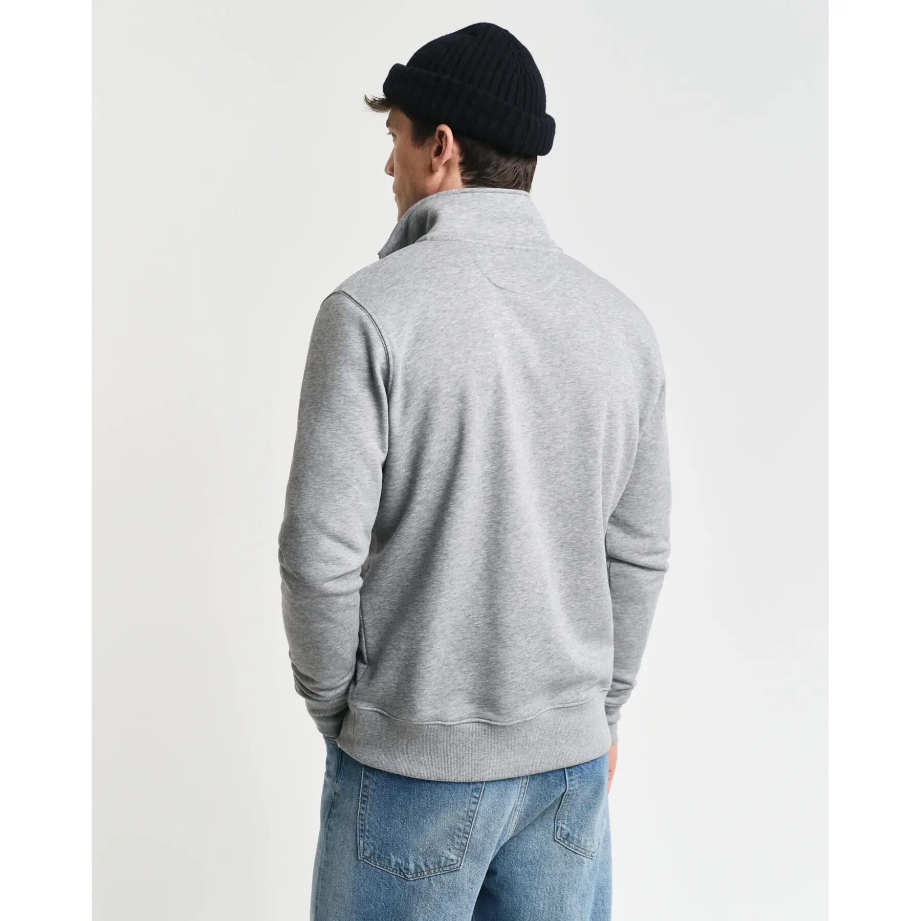 Sudadera 1/2 cremallera Gant Reg Shield 4/5