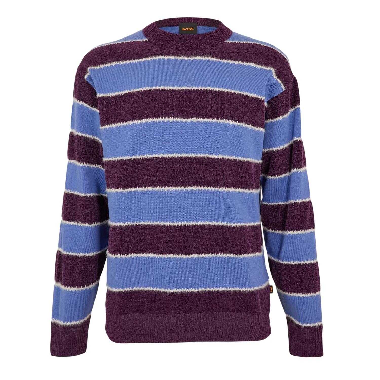 Boss Mens Striped Sweater Top