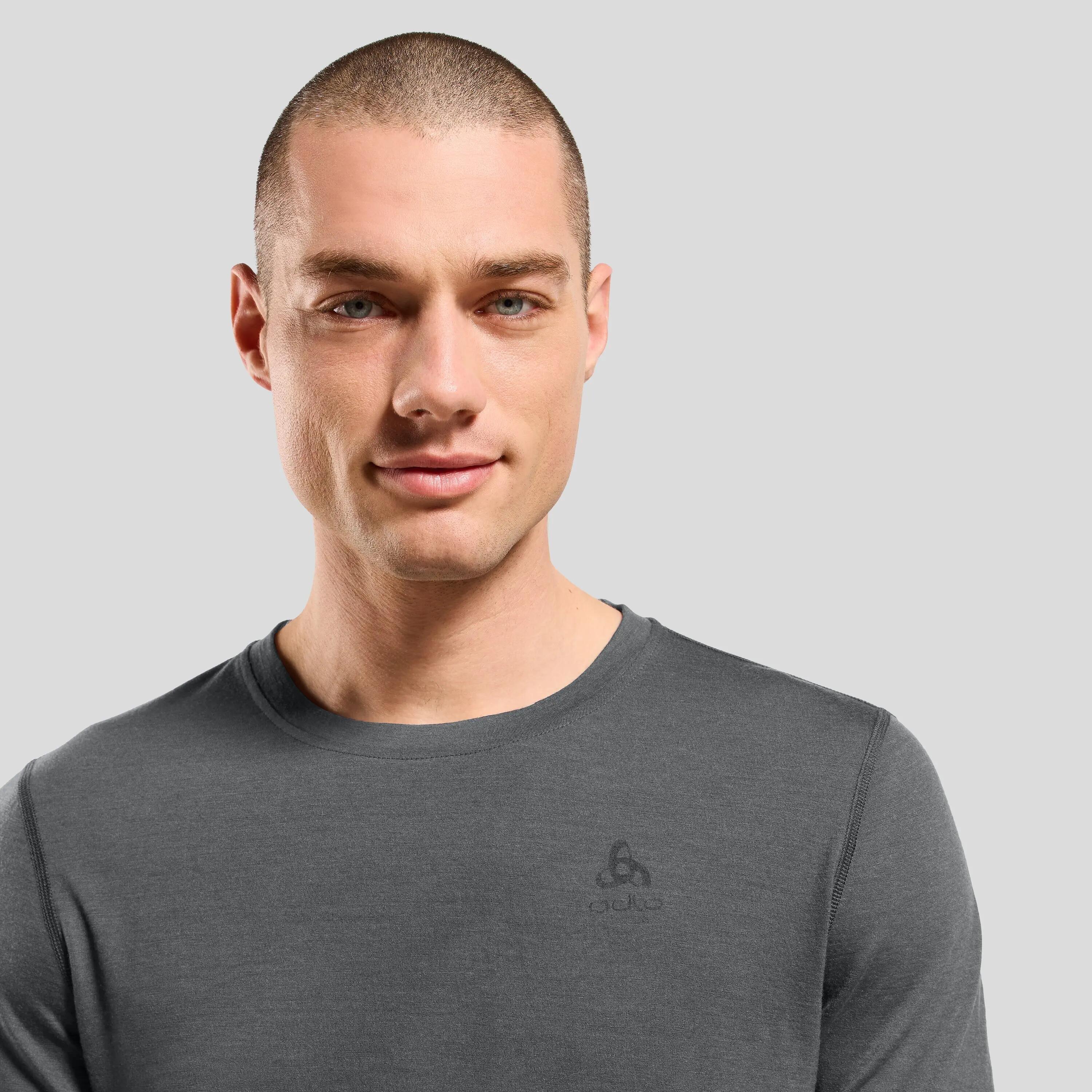 Odlo Merinos 200 Natural Grey Long Sleeve Baselayer 9/11