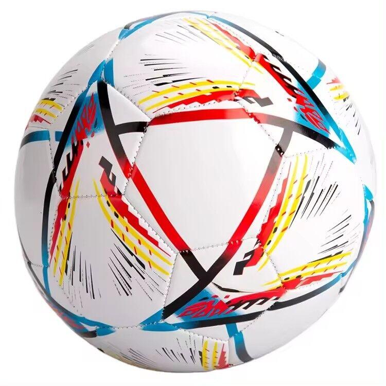Classic Soccer Ball Football Training Standard Size 5 - Multicolour