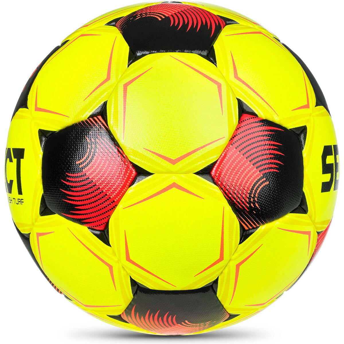Select Flash Turf V26 Kunstrasenball - Gelb/Rot, Größe 4 & 5 4/4