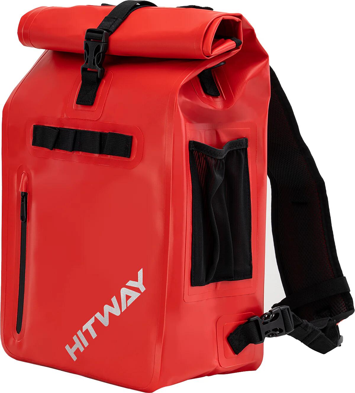 Sac de vélo étanche 29L Rouge pour porte-bagages arrière 2/4