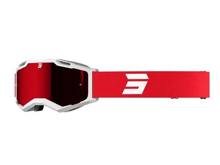Masque Shot Iris 2.0 Tech Blanc / Rouge