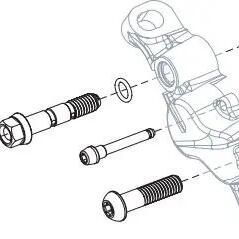 Caliper Screw Kit Sram Guide R / RS