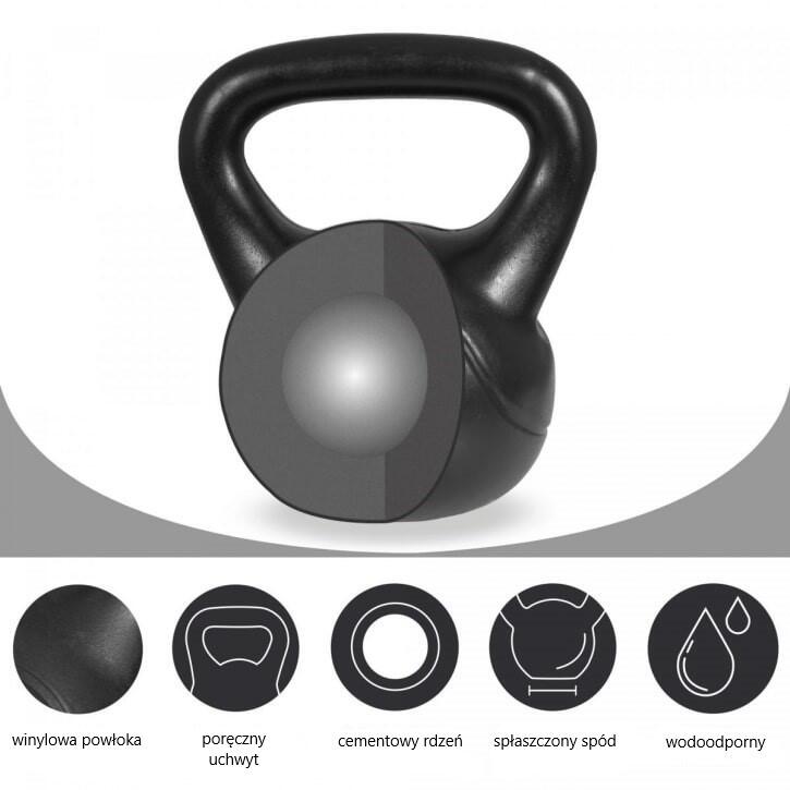 Kettlebell aus Kunststoff 2-20 KG 4/7