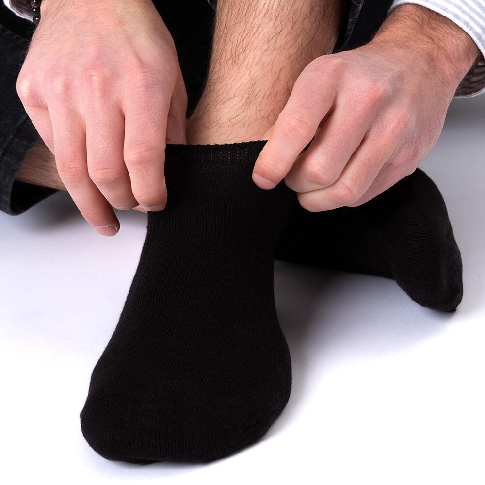 Herren Sneaker Socken 10er Pack (Modell: Alex) Blk 39-42 2/7