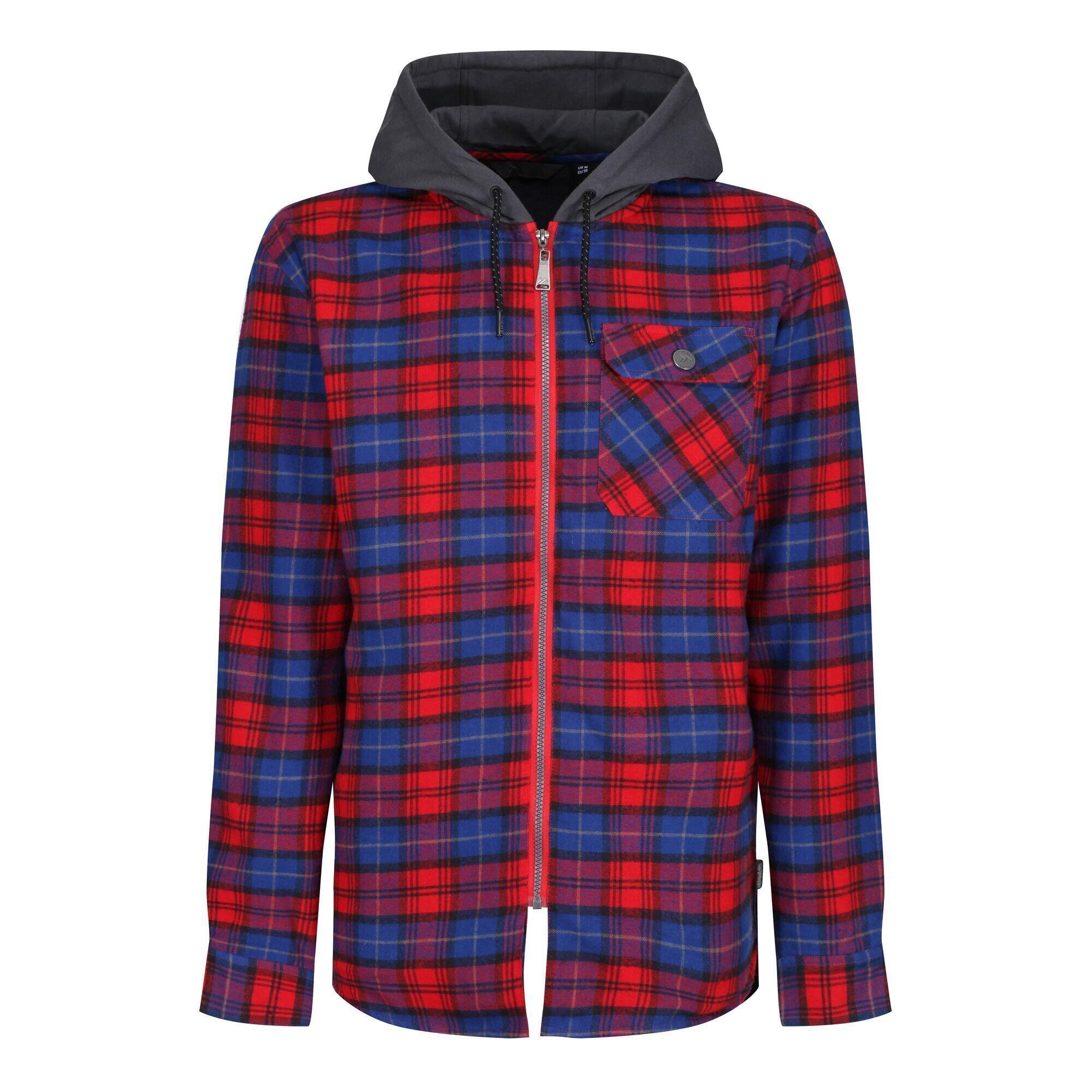 REGATTA Mens Checked Jacket (Classic Red)