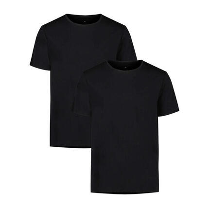 T-shirt Hommes Paquet de 2 Confortable à porter-PERF COTTON CREW NECK 2PK