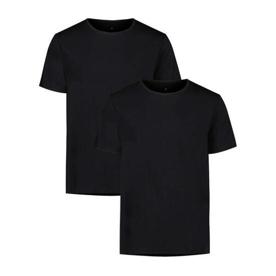 T-shirt Hommes Paquet de 2 Confortable à porter-PERF COTTON CREW NECK 2PK