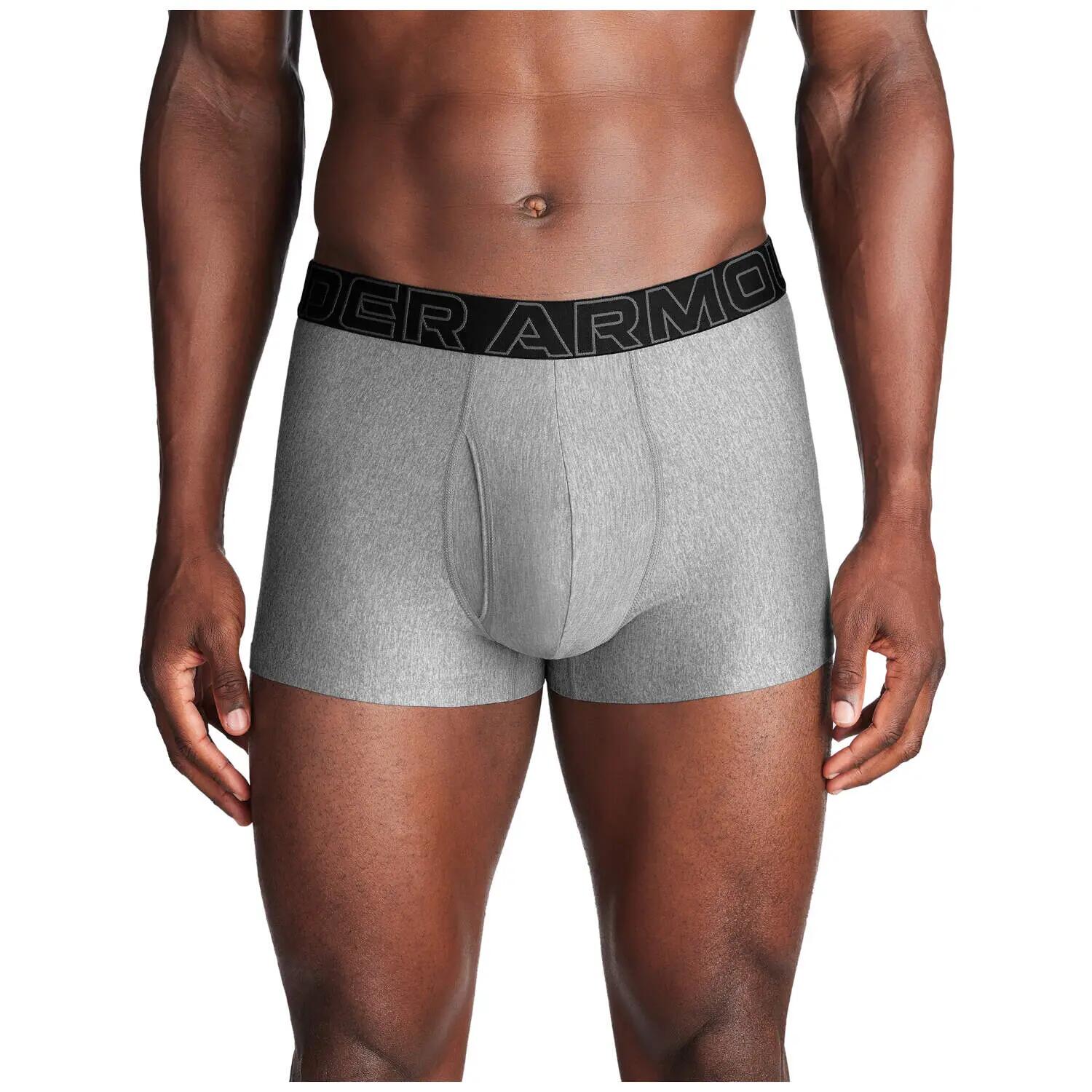 Boxer Uomini Confezione da 3 Aderente alla figura-UA PERFORMANCE TECH - SOLID 3 10/11