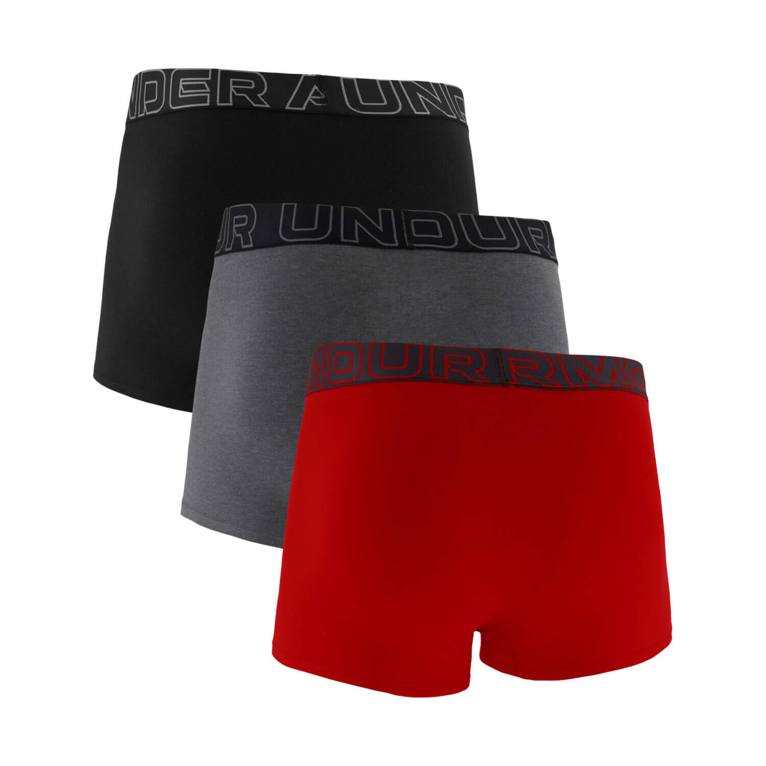 Under Armour Herren Boxershorts COTTON-SOLID 8 cm 3 Pack UUSHJ083 2/5