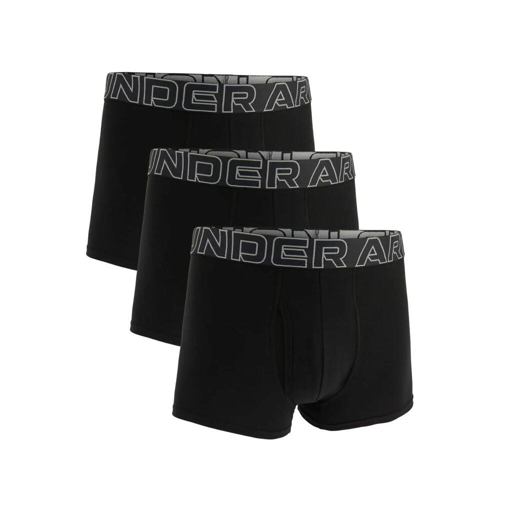 Boxer shorts Men Pack of 3 Figure hugging-UA PERFORMANCE COTTON - SOLID 3 IN 3PK