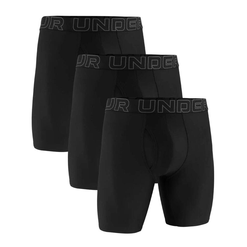 Boxer shorts Men Pack of 3 Figure hugging-UA PERFORMANCE TECH - SOLID 9 IN 3PK