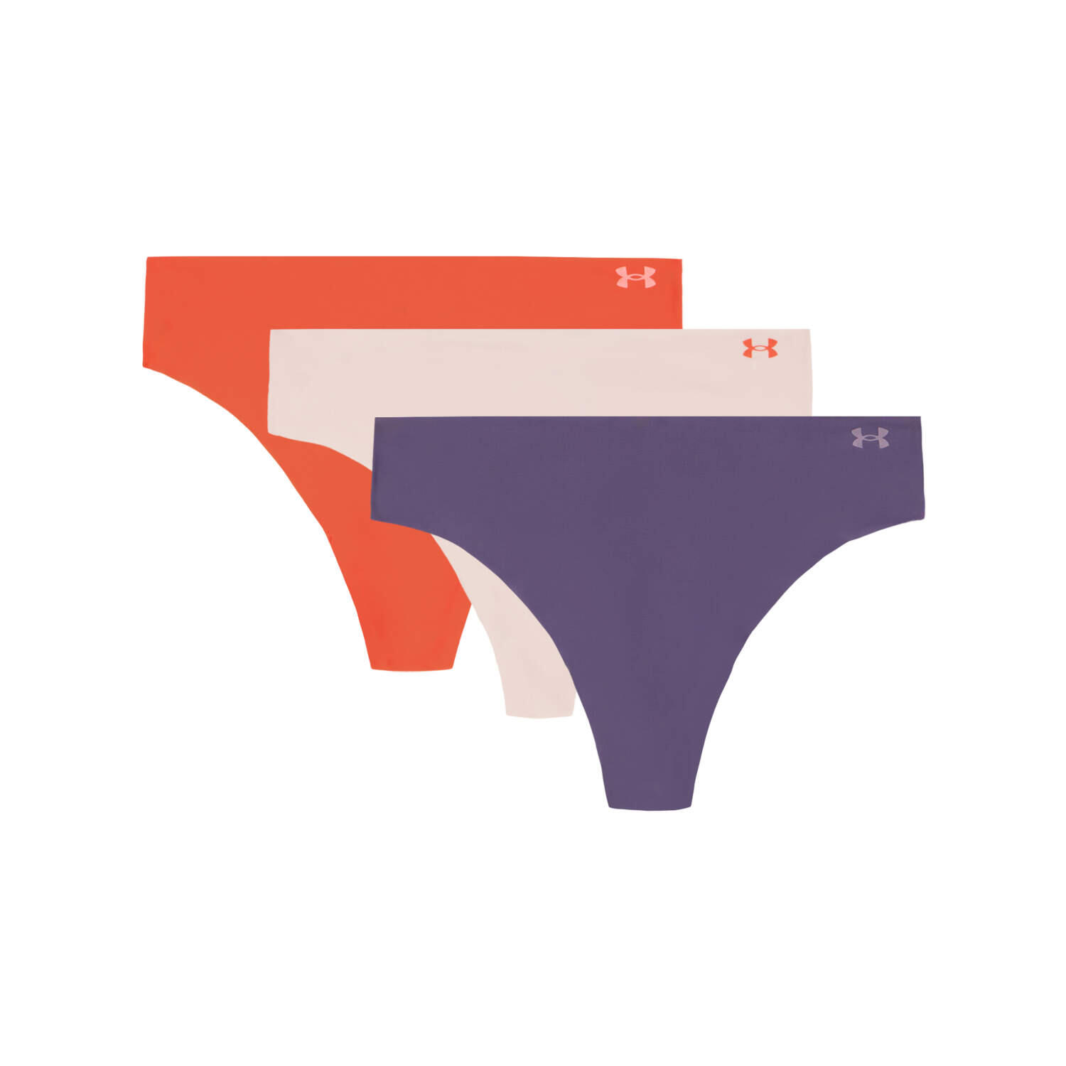 UNDER ARMOUR Dámská tanga bezešvá 3PACK (1383893 520)