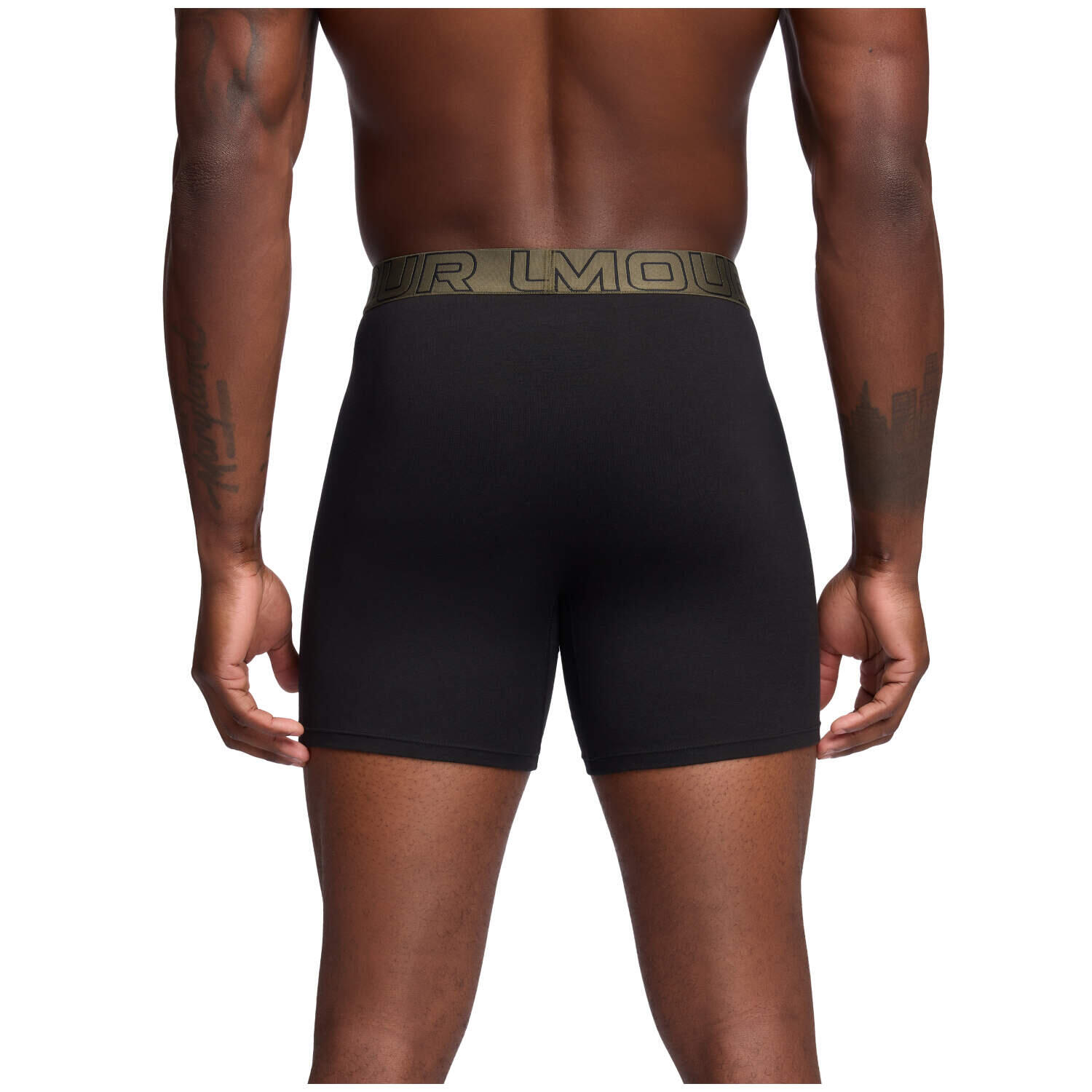 "Performance" Retropants für (3erPack) Herren Schwarz/Grün 5/5