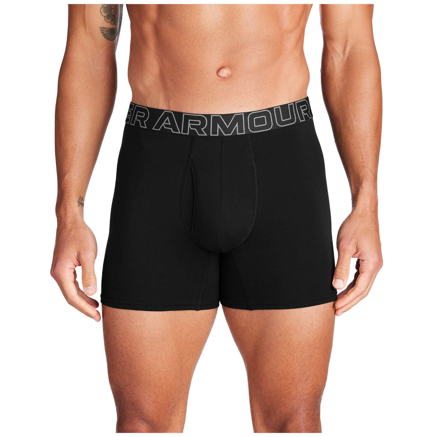 Calzoncillos tipo bóxer Performance para Hombre Pack de 3 Negro 4/6
