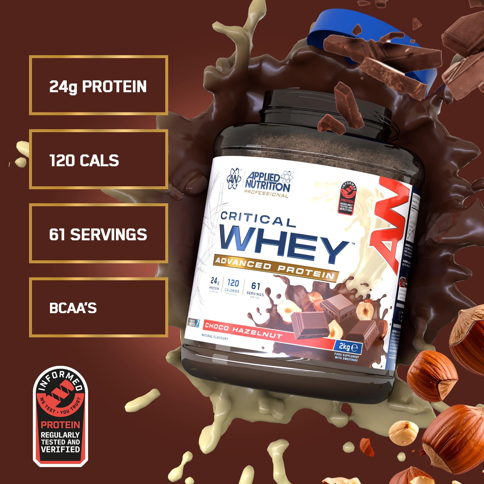 Proteína Whey - Suero Crítico (2000 G) - Choco Hazelnut 2/7