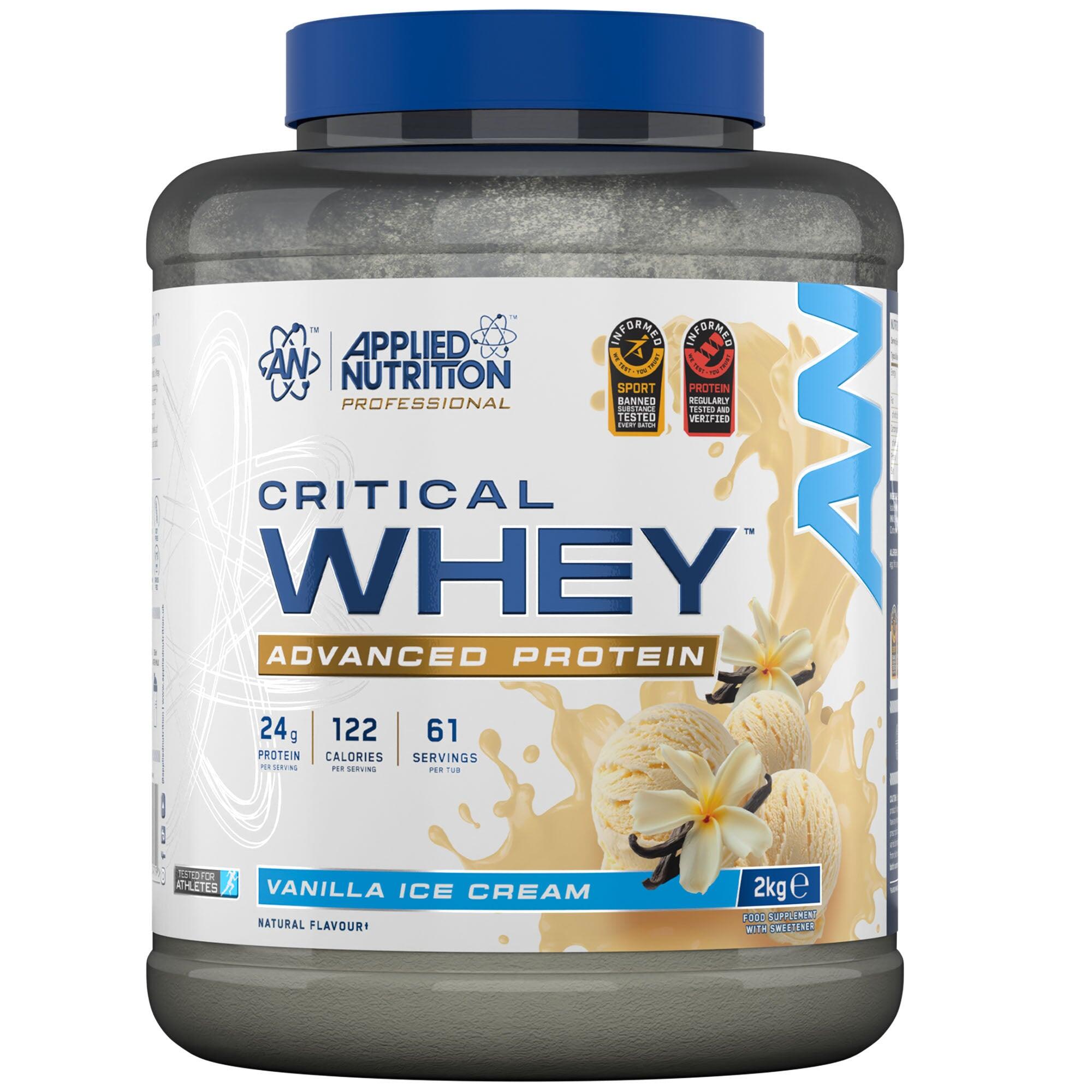 Applied Nutrition Critical Whey (2000g) Vanilla Ice Cream - Białka