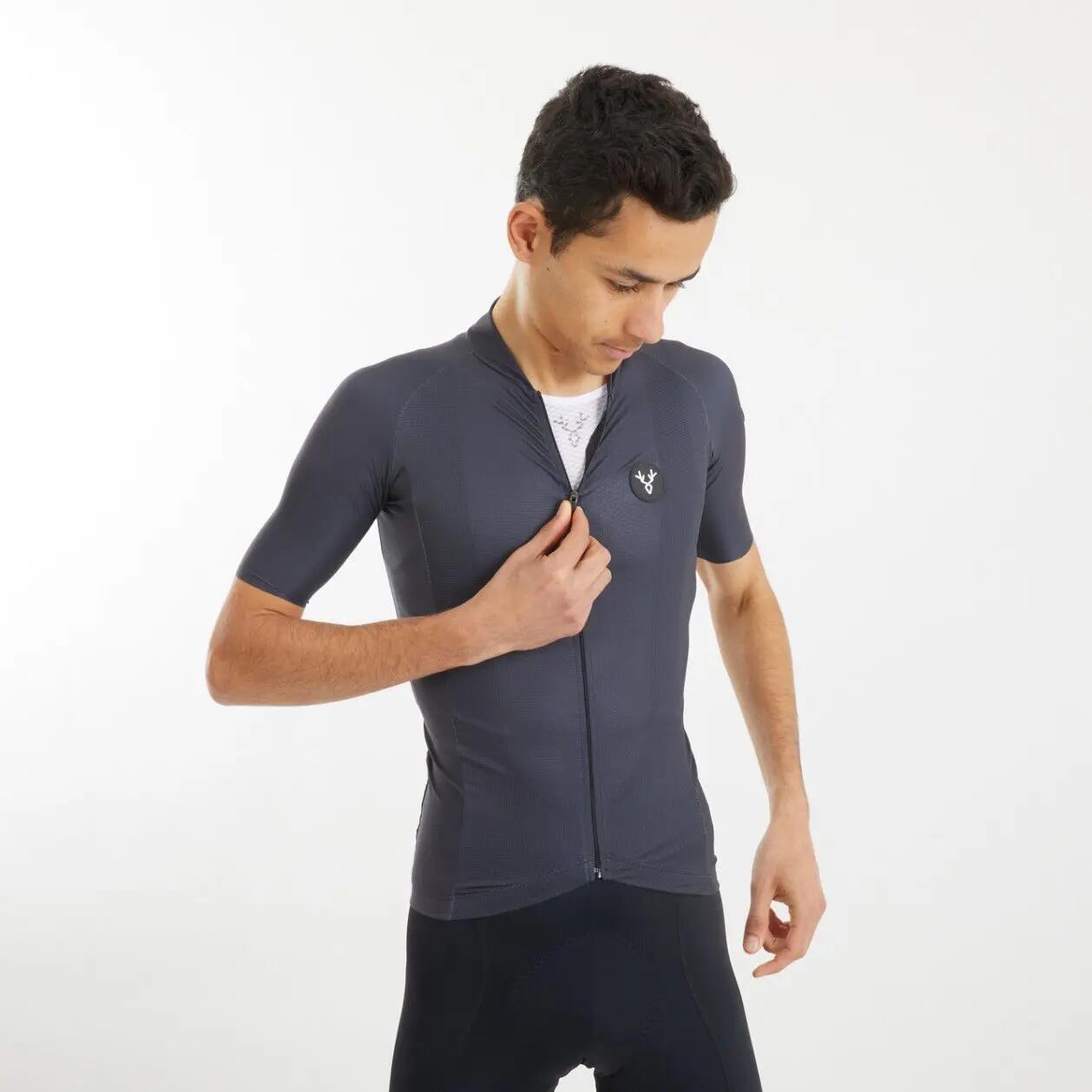 LeBram Galibier Kurzarmtrikot Schwarz 4/5
