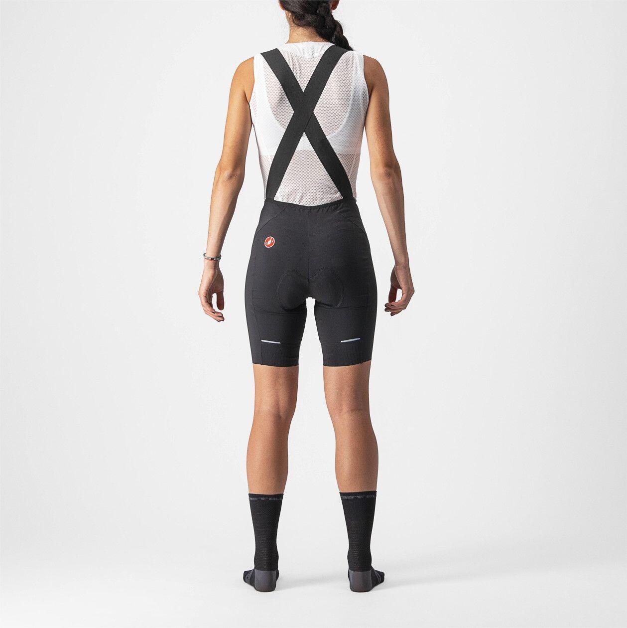 Cuissard Court à Bretelles Femme Castelli Velocissima 3 Noir 2/5