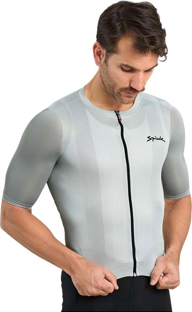 Spiuk Anatomic grijs heren shirt met korte mouwen 2/4