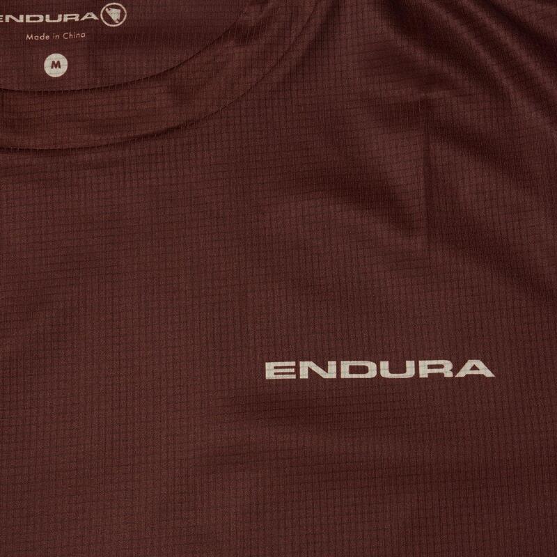 Endura Singletrack Core tricou maneca scurta rosu 2XL