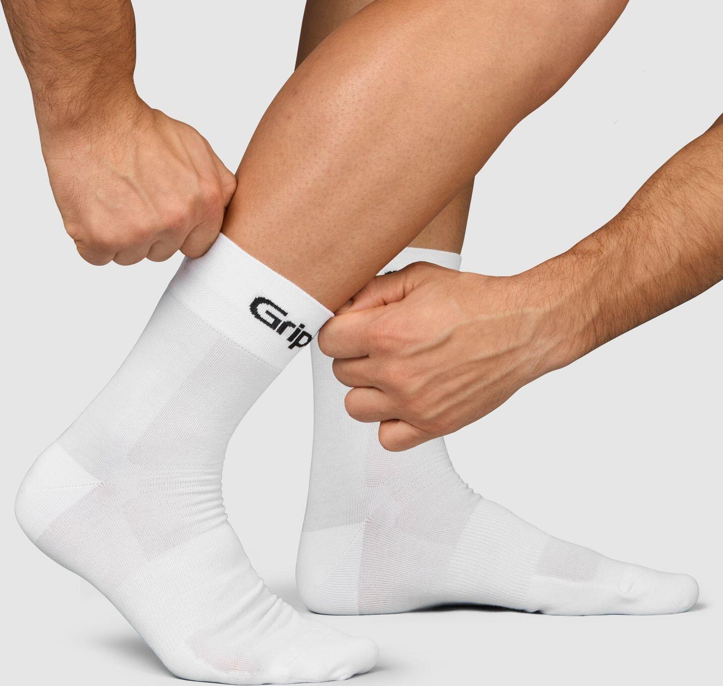 Chaussettes GripGrab Ride Regular Blanc (Pack de 3) 6/6