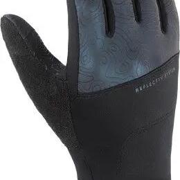 Unisex Long Gloves Cairn Keyrun Touch Black Iridescent
