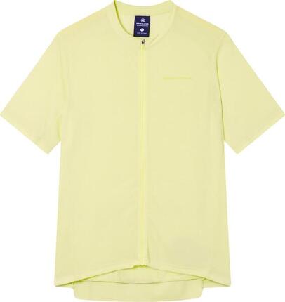 Maillot Manches Courtes Endura Loop Full Zip Jaune Homme