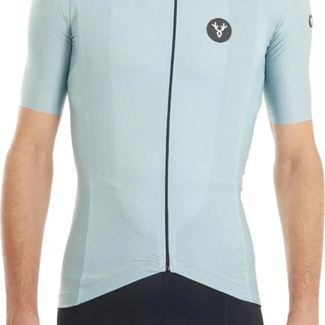 LeBram Galibier Short Sleeves Jersey Vert-de-Gris