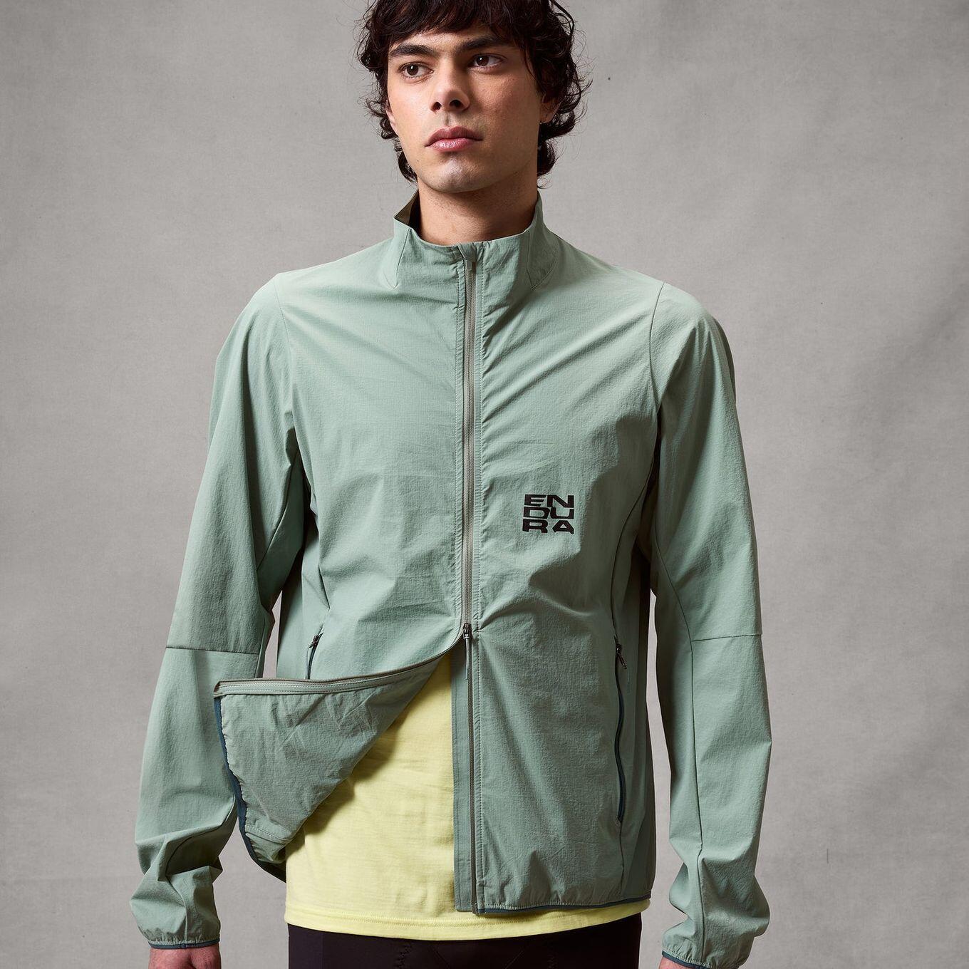 Endura Alltrack Ride Langarmjacke für Herren, grün 3/7