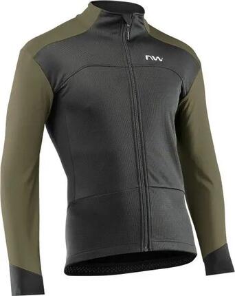 Cuissard Long Vélo Northwave Active Colorway Bibtight Gris Jaune Fluo