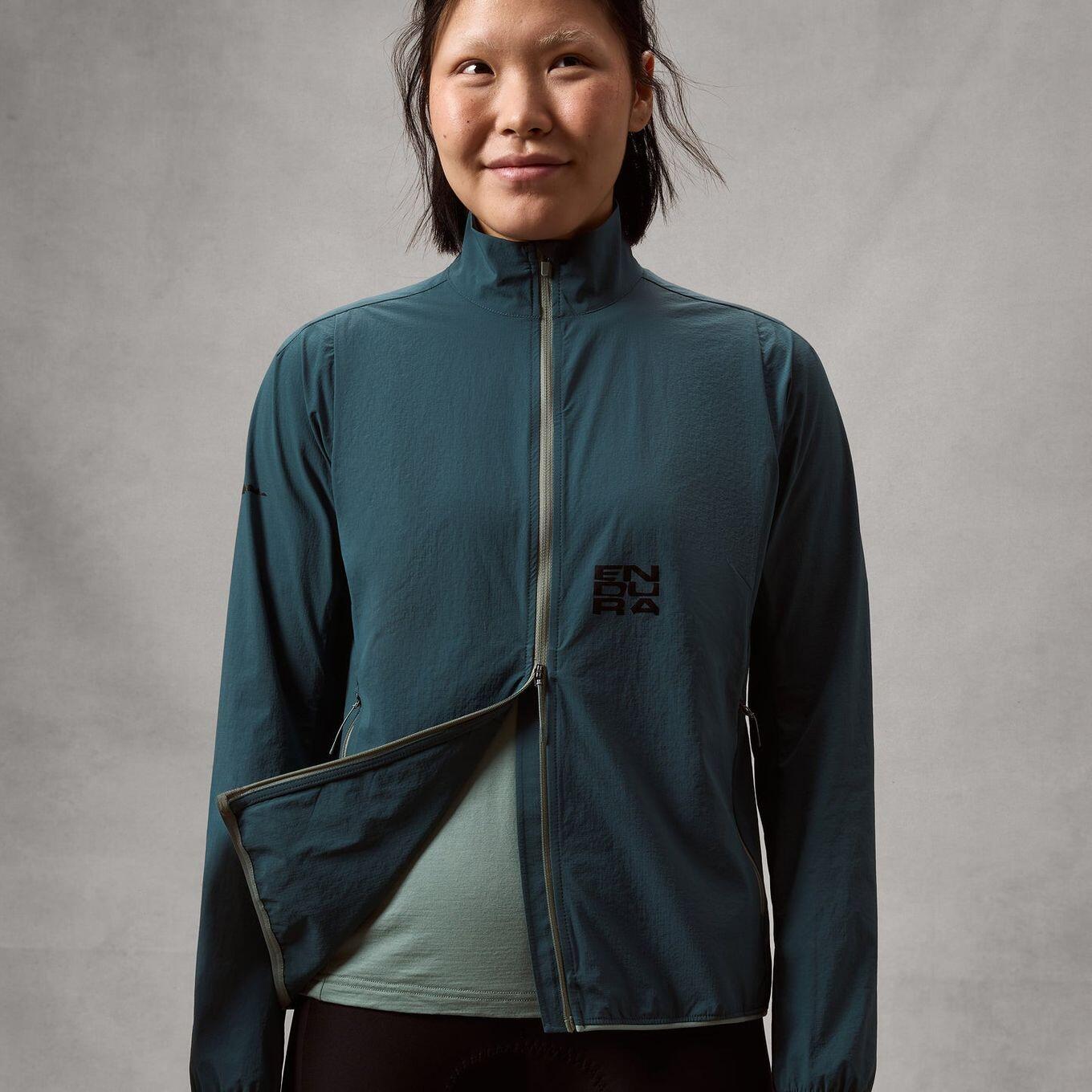 Veste Manches Longues Endura Alltrack Ride Bleu Femme 2/7