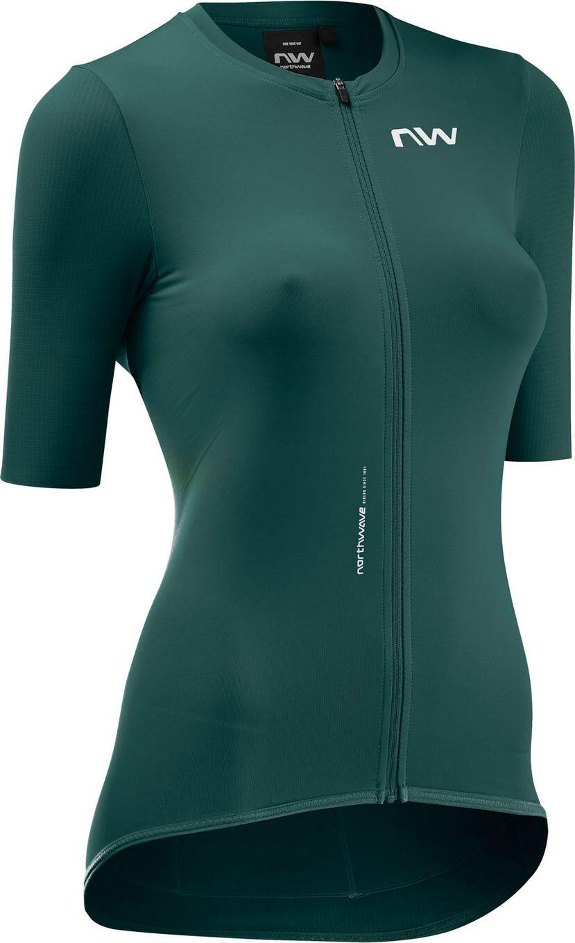 Maillot Manches Courtes Northwave Essence Vert Unisexe 3/4