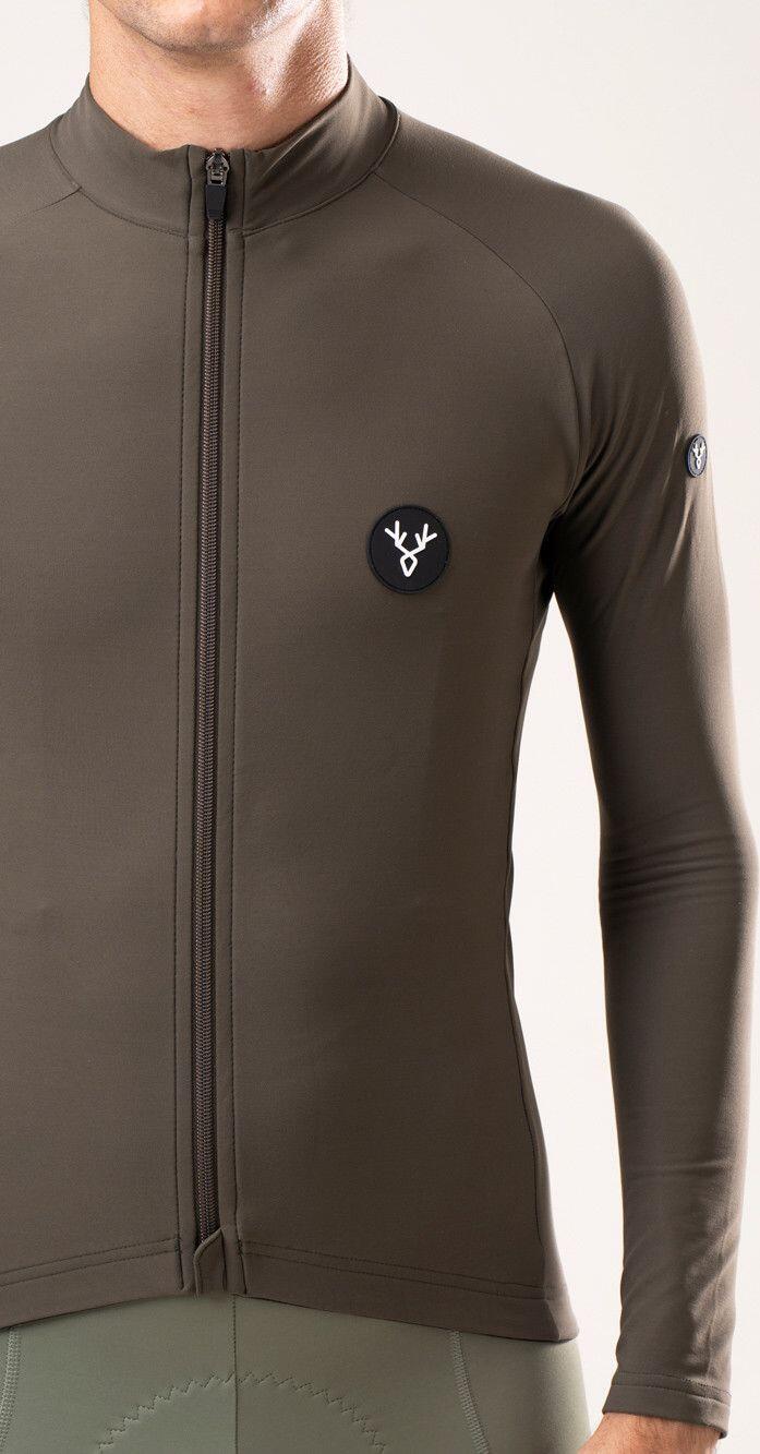 Maillot Manches Longues LeBram Off-Road Mi-Saison Vert Kaki 3/7