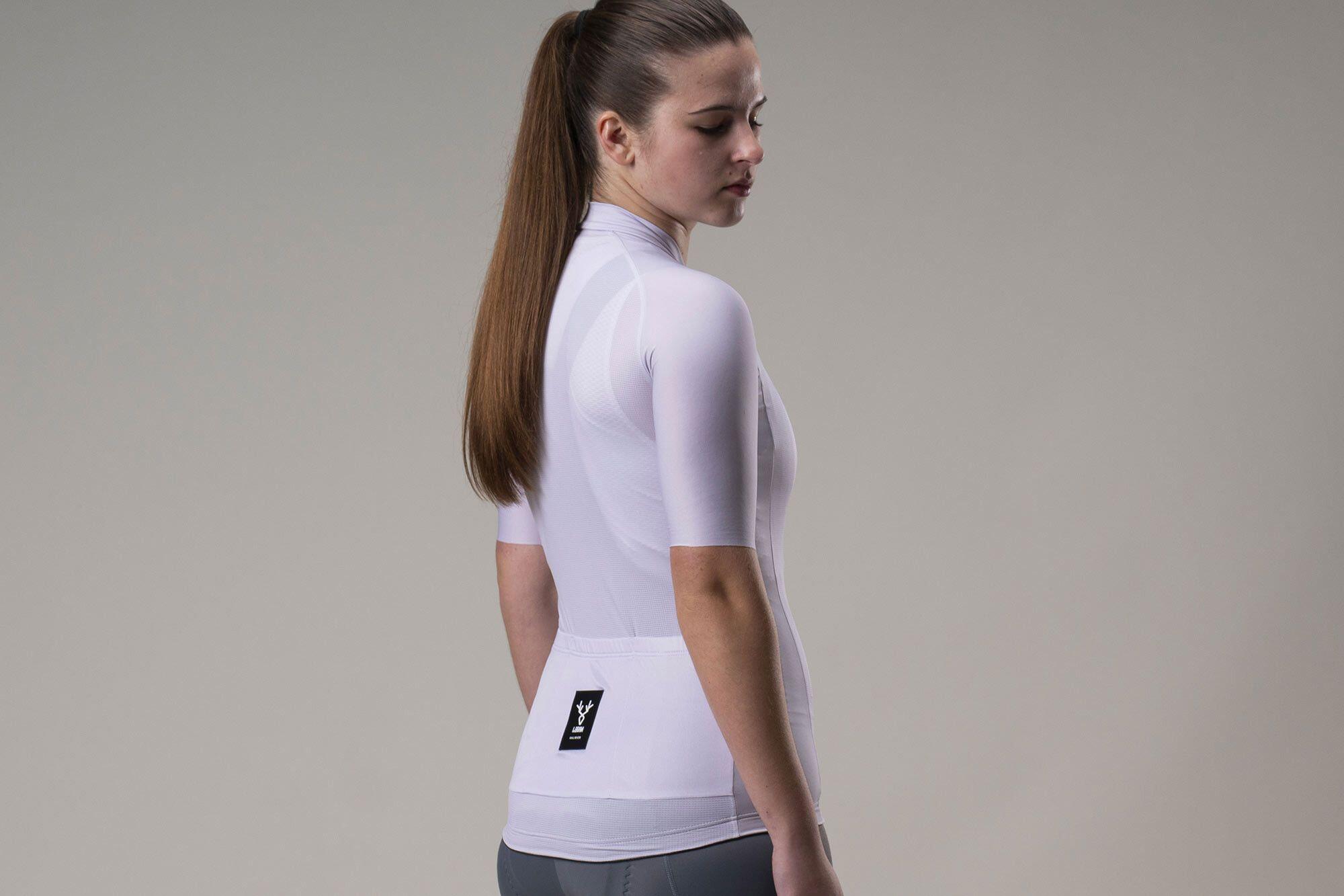 LeBram Training damesshirt met korte mouwen, wit 6/7