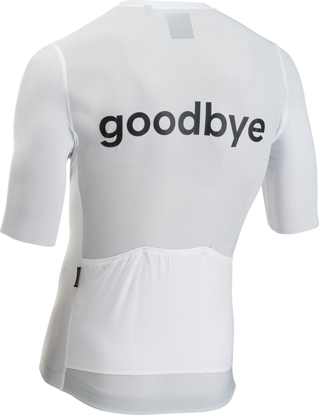 Koszulka rowerowa NORTHWAVE Blade Hello Goodbye Jersey S/s biała
