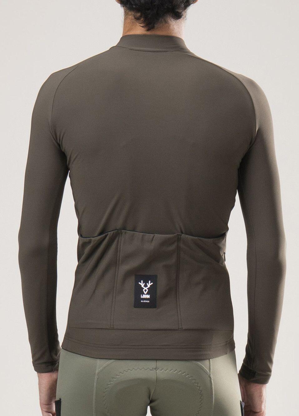 Maillot Manches Longues LeBram Off-Road Mi-Saison Vert Kaki 2/7