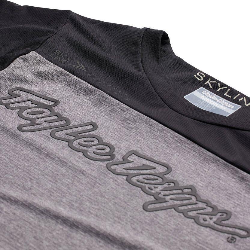 Langarmtrikot Troy Lee Designs Skyline Signature Grau/Schwarz 5/6
