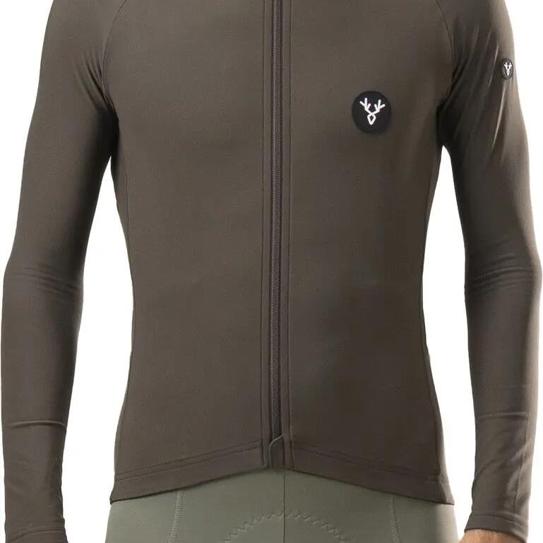LeBram Off-Road Mid-Season Long Sleeve Jersey Khaki Green