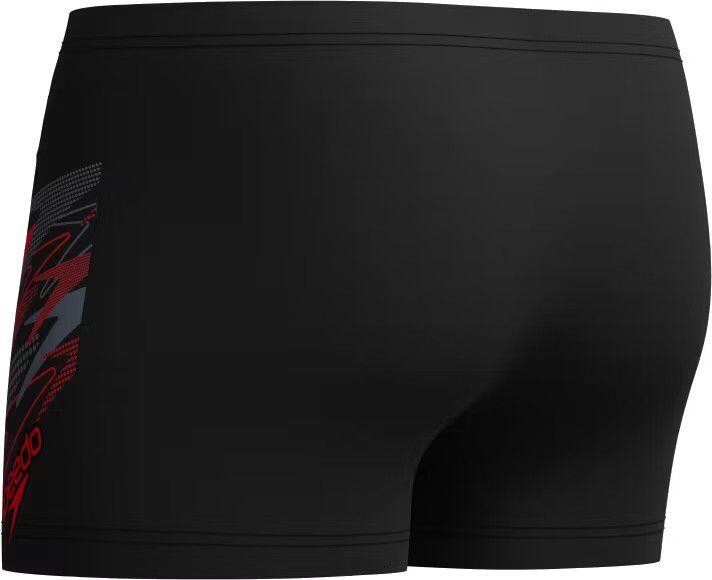 Speedo Medley Logo zwembroek voor heren, zwart/rood 3/7