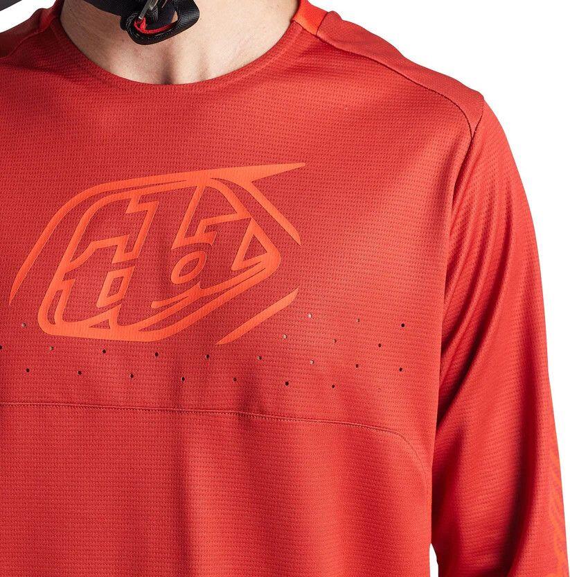 Maglia a maniche lunghe Troy Lee Designs Sprint Icon Orange 5/6