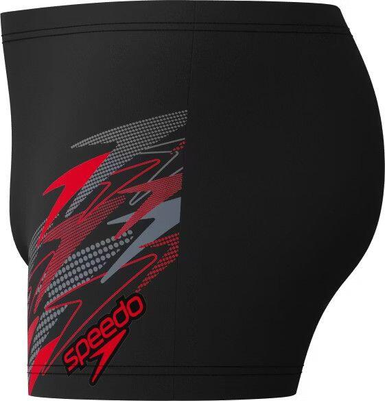 Speedo Medley Logo zwembroek voor heren, zwart/rood 2/7