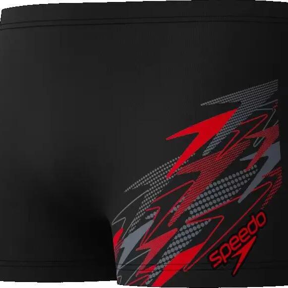 Speedo Medley Logo Men's Swimsuit - Black/Red