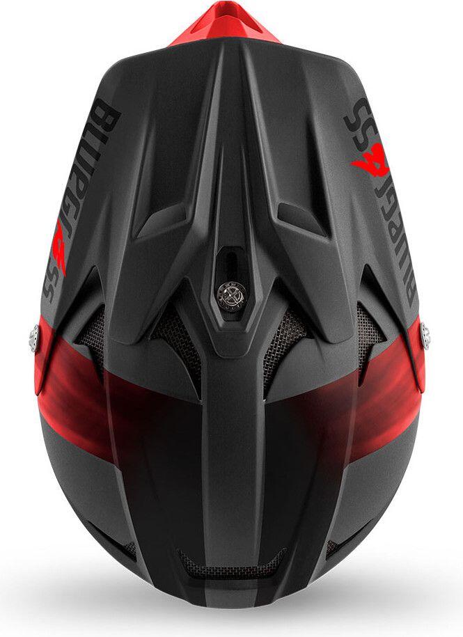 Casque Intégral Blugrass Intox Noir / Rouge 2022 4/4