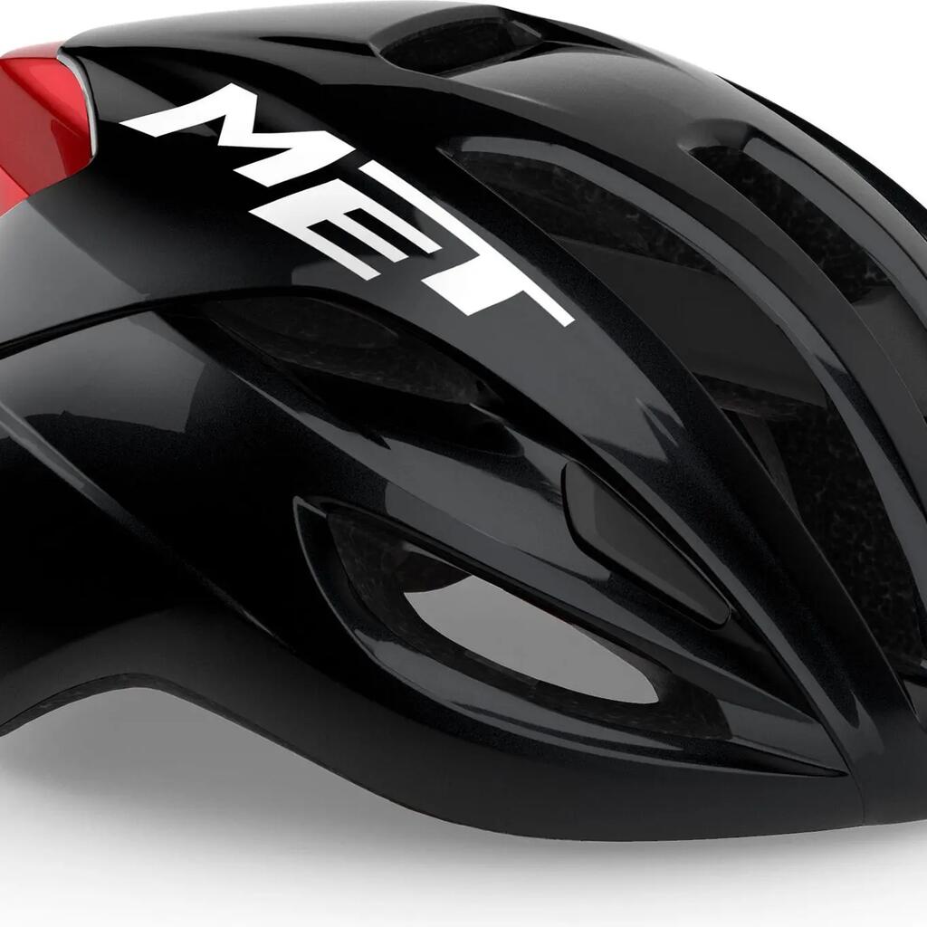 MET Rivale Mips Road Helmet Black/Red